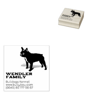 Französische Bulldoggespecial-Briefmarke Gummistem Gummistempel