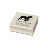 Französische Bulldoggespecial-Briefmarke Gummistem Gummistempel (Stempel)