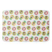 Französische Bulldogs in Fruit Pool Floating Muste Badematte (Vorderseite)