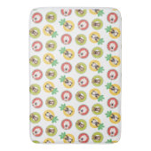 Französische Bulldogs in Fruit Pool Floating Muste Badematte (Vorderseite Vertikal)