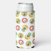 Französische Bulldogs in Fruit Pool Floating Muste Selters Dosenkühler (Seltzer Rückseite)