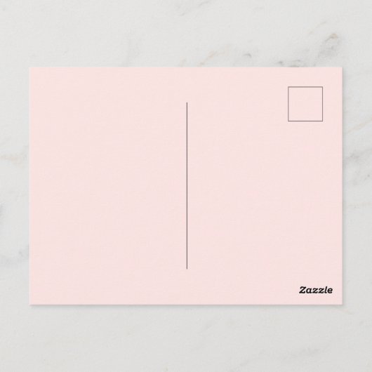 Französische Bulldogs lächeln Blume pink Postkarte (Rückseite)