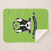 Französische Bulldogs - Vier Freunde Sherpadecke (Vorderseite (Horizontal))