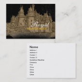Französische Burg Royal Business Cards Visitenkarte (Vorne/Hinten)