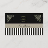 Französische Butike ~ Geschäfts-Karten Visitenkarte (Rückseite)