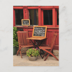 Französische Café-Postkarte Postkarte