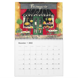 Französische Cafés, Kalender