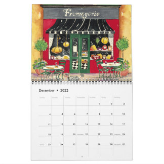 Französische Cafés, Kalender