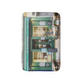 Französische Cafés: Versailles gemütliche Szene. Badematte (Vorderseite Vertikal)