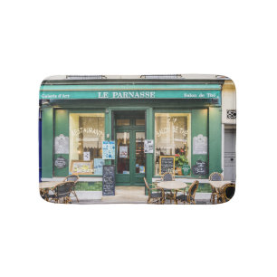Französische Cafés: Versailles gemütliche Szene. Badematte