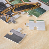 Französische Cafés: Versailles gemütliche Szene. Puzzle (Seite)