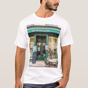 Französische Cafés: Versailles gemütliche Szene. T-Shirt