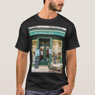 Französische Cafés: Versailles gemütliche Szene. T-Shirt