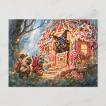 Französische Candy Cottage Märchenszene