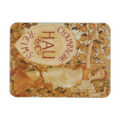 Französische Champagnerwerbung Magnet (Horizontal)
