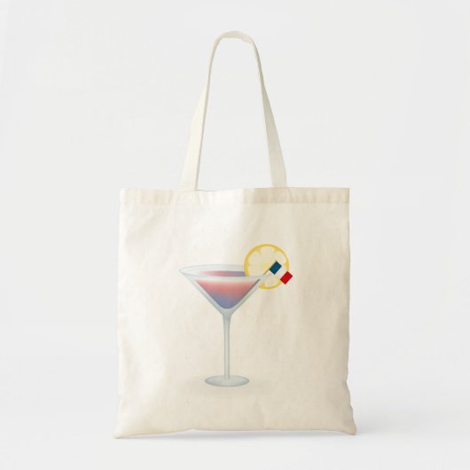 Französische Cocktailparty Tote Tasche (Vorne)