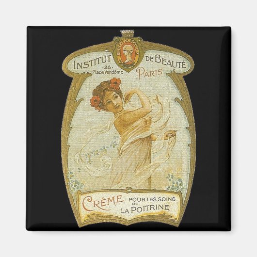 Französische Creme Magnet (Vorne)
