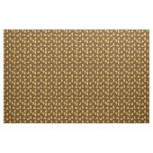 Französische Croissants und Coffee Boans Frühstück Stoff (Yard (91,4 cm))