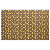 Französische Croissants und Coffee Boans Frühstück Stoff (Fat Quarter (45,7 x 55,9 cm))