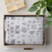 Französische Crown Heraldry-Lilie Seidenpapier (Geschenk)