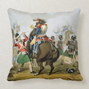 Französische Cuirassiers am Kampf von Waterloo, Kissen