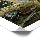 Französische Cuirassiers in der Schlacht von Water Poster (Ecke)