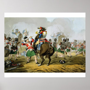 Französische Cuirassiers in der Schlacht von Water Poster