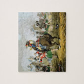 Französische Cuirassiers in der Schlacht von Water Puzzle (Vertikal)