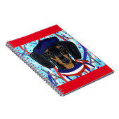 Französische Dackel Notizblock (Rechte Seite)