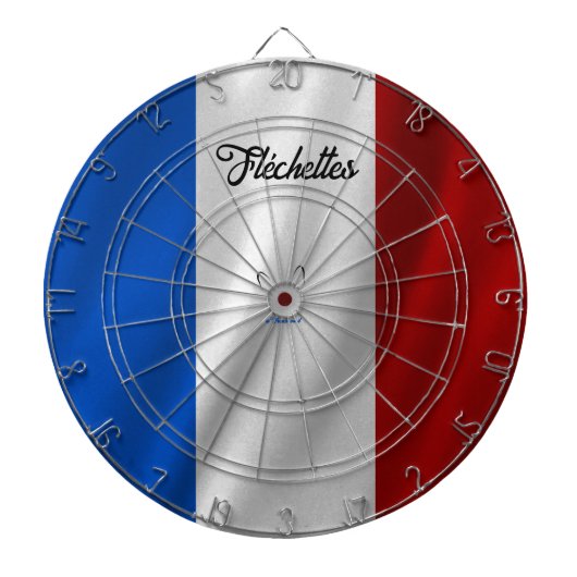 französische Dartboard "Flechettes" Dartscheibe (vorne)
