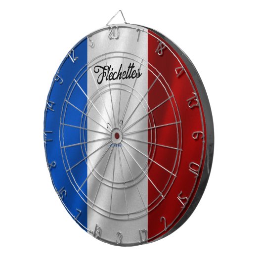 französische Dartboard "Flechettes" Dartscheibe (Vorderseite rechts)