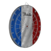 französische Dartboard "Flechettes" Dartscheibe (Vorderseite Links)