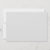 Französische Deko Frame Posh Wedding Einladung (Rückseite)