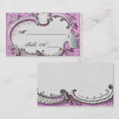 Französische Deko Frame Posh Wedding Platzkarten (Vorne/Hinten)