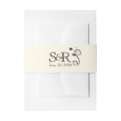 Französische Deko-Rose Wedding Bly Band (Vorderseite Beispiel)