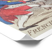 "Französische Demokraten überraschen die Royal Run Poster (Ecke)