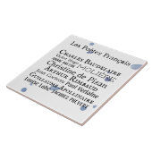 Französische Dichter Fliese (Seite)