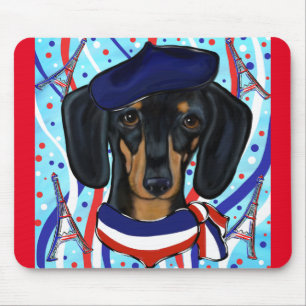 Französische Doxie Mousepad