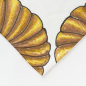 Französische Drehung Donut Pastry Doughnut Frühstü Fleecedecke (Ecke)