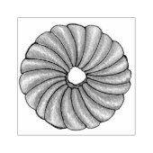 Französische Drehung Glazed Donut Doughnut Frühstü Gummistempel (Prägung)