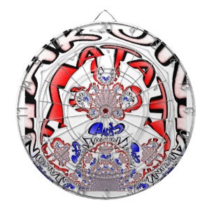 Französische Drehung Hakuna Matata: Einzigartiger  Dartscheibe