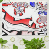 Französische Drehung Hakuna Matata: Einzigartiger Handtuch (Gefaltet)