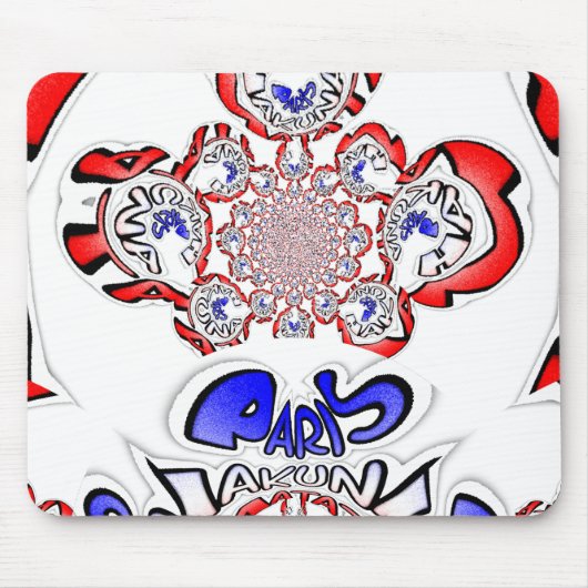 Französische Drehung Hakuna Matata: Einzigartiger  Mousepad (Vorne)