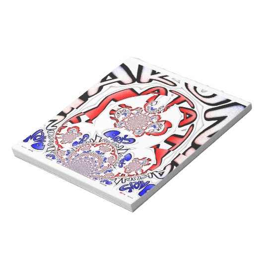 Französische Drehung Hakuna Matata: Einzigartiger Notizblock (Rotiert)