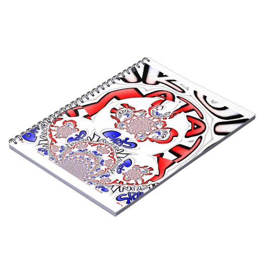 Französische Drehung Hakuna Matata: Einzigartiger Notizblock (Linke Seite)