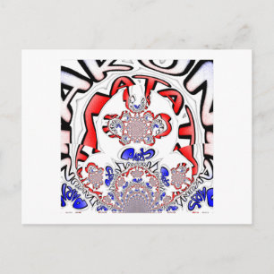 Französische Drehung Hakuna Matata: Einzigartiger  Postkarte