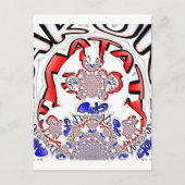 Französische Drehung Hakuna Matata: Einzigartiger Postkarte (Vorderseite)