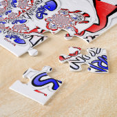 Französische Drehung Hakuna Matata: Einzigartiger Puzzle (Seite)