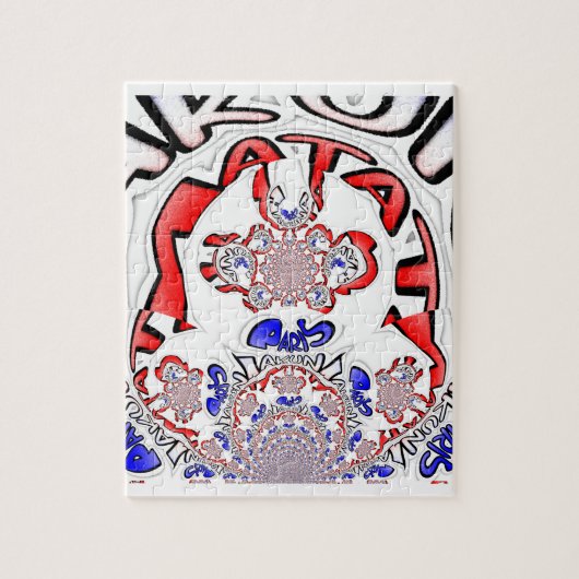 Französische Drehung Hakuna Matata: Einzigartiger Puzzle (Vertikal)