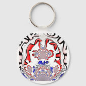 Französische Drehung Hakuna Matata: Einzigartiger  Schlüsselanhänger (Vorderseite)